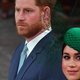 Prince Harry, Duke of Sussex (L) and Meghan, Duchess of Sussex (R) take their seats inside Westminster Abbey as they attend the annual Commonwealth Service on March 9, 2020.